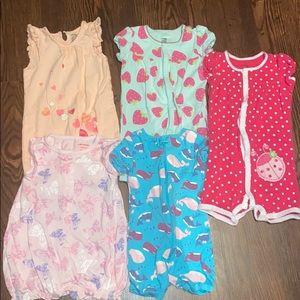 12-18m Girl Summer Rompers/Pyjamas